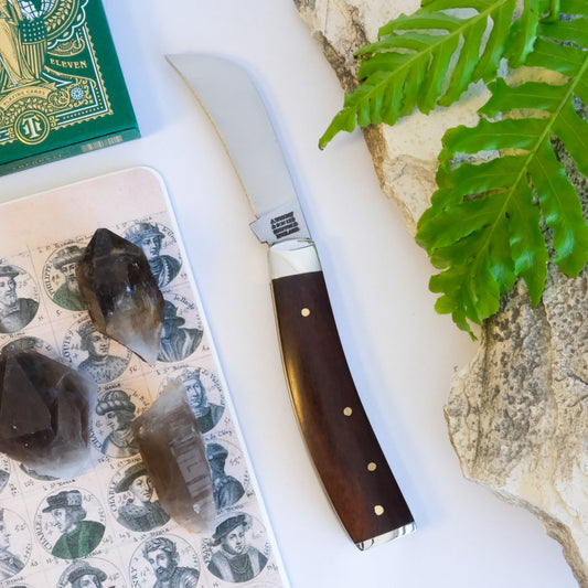 3.5" Pruner with End Cap TWB Ironwood