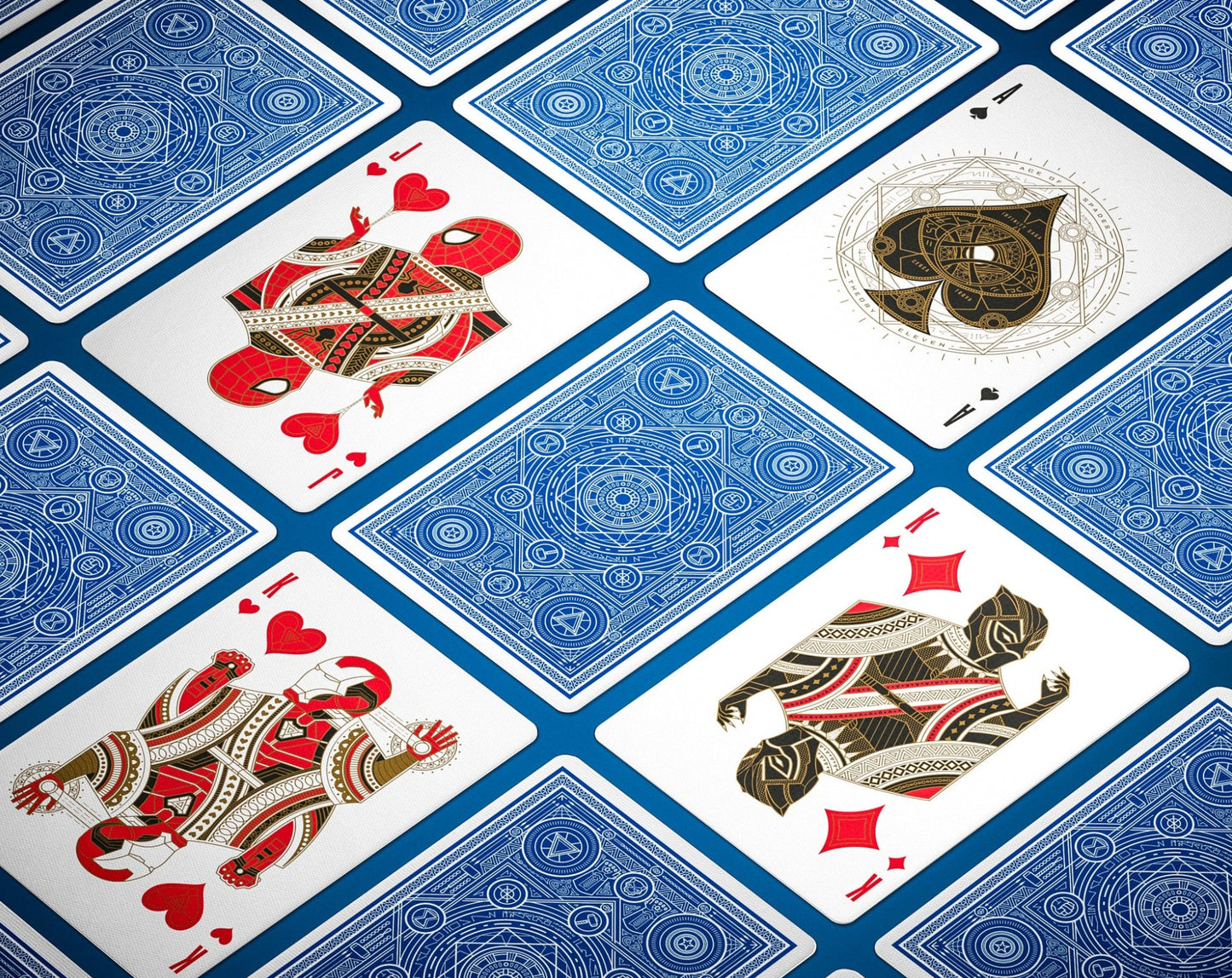 Avengers Playing Cards Blue