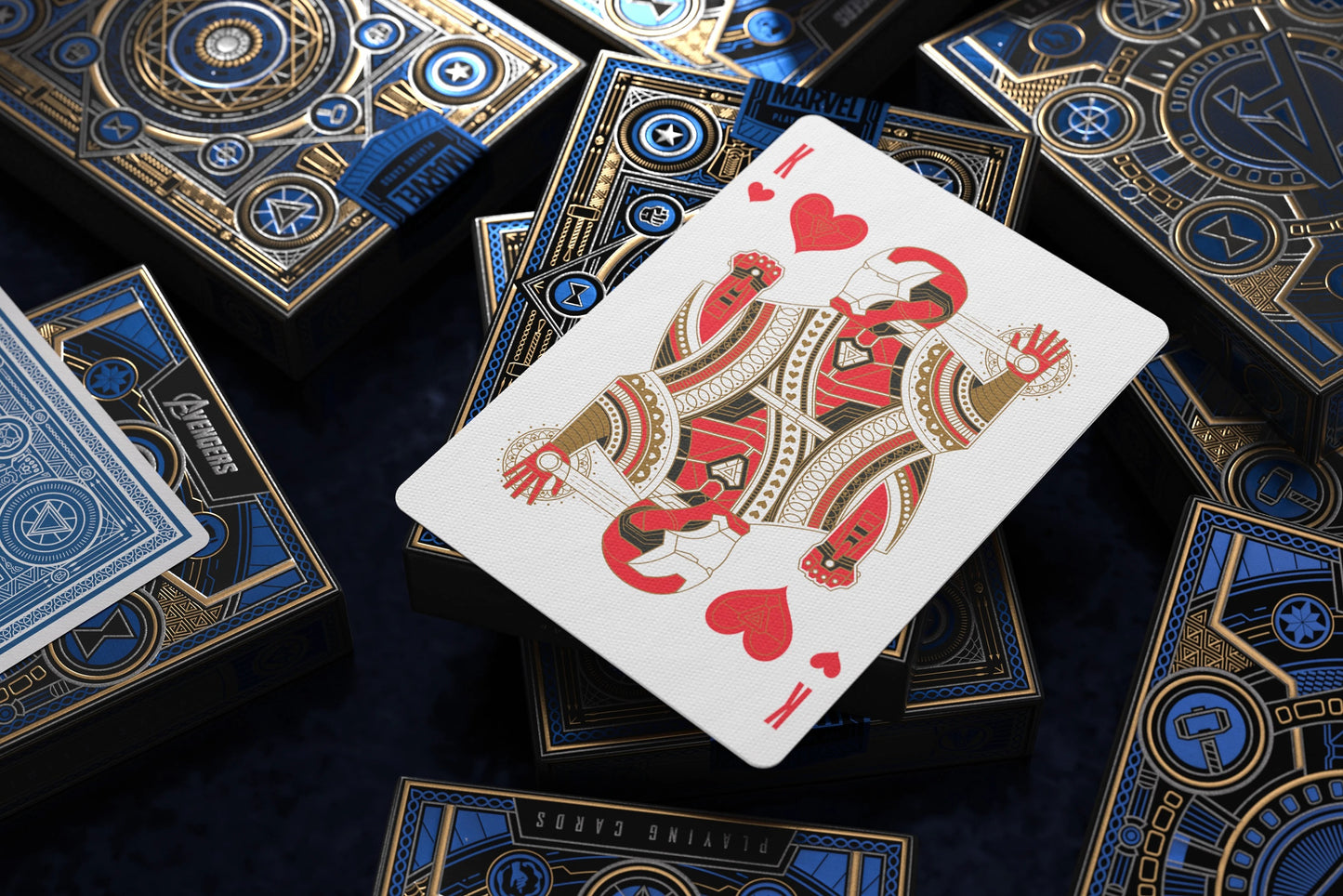 Avengers Playing Cards Blue