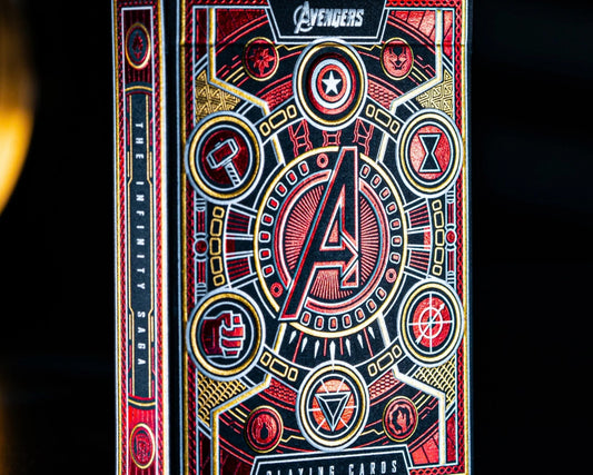 Avengers Playing Cards Red