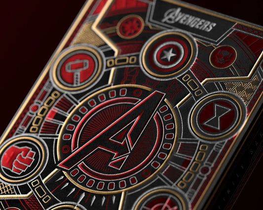 Avengers Playing Cards Red