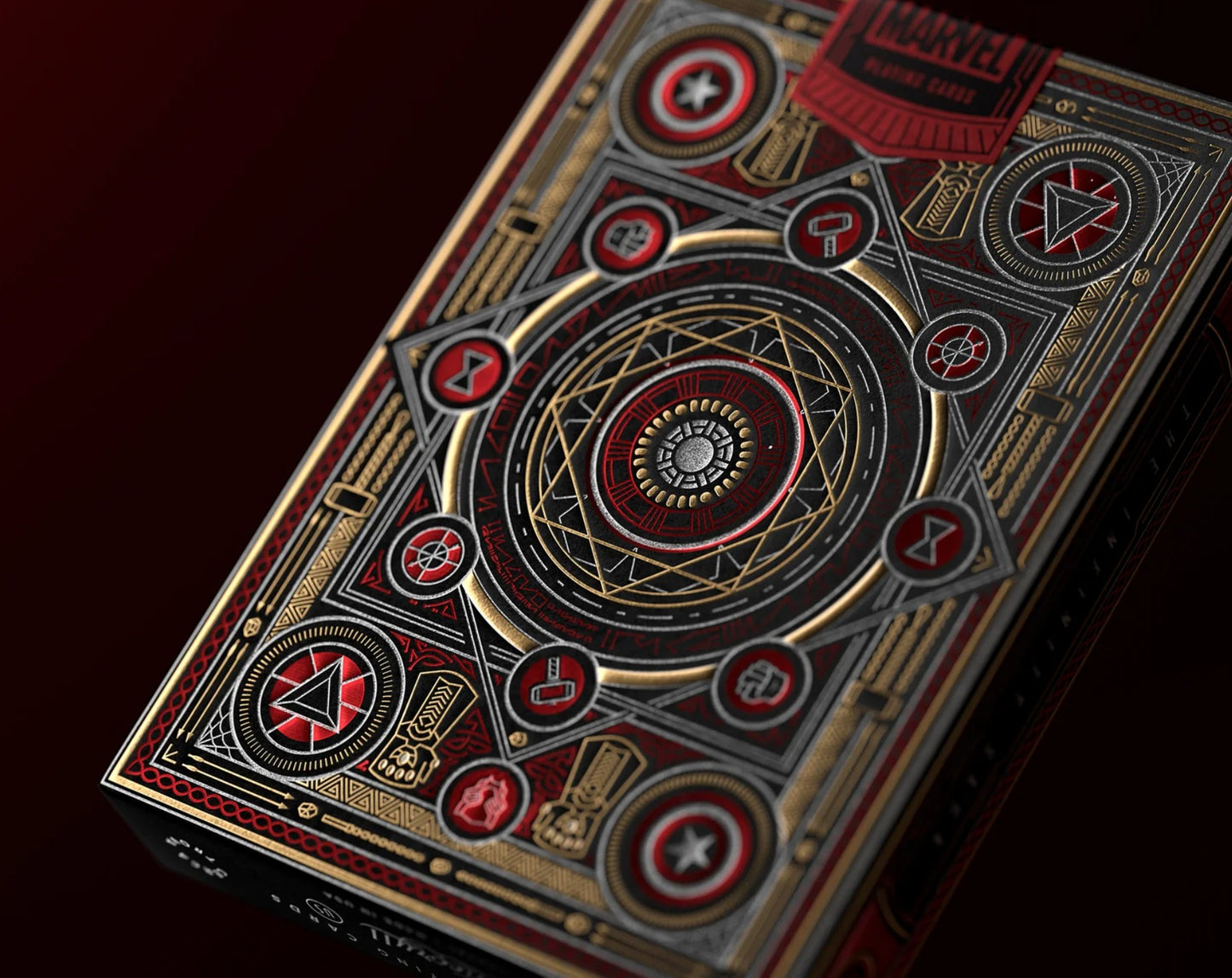 Avengers Playing Cards Red