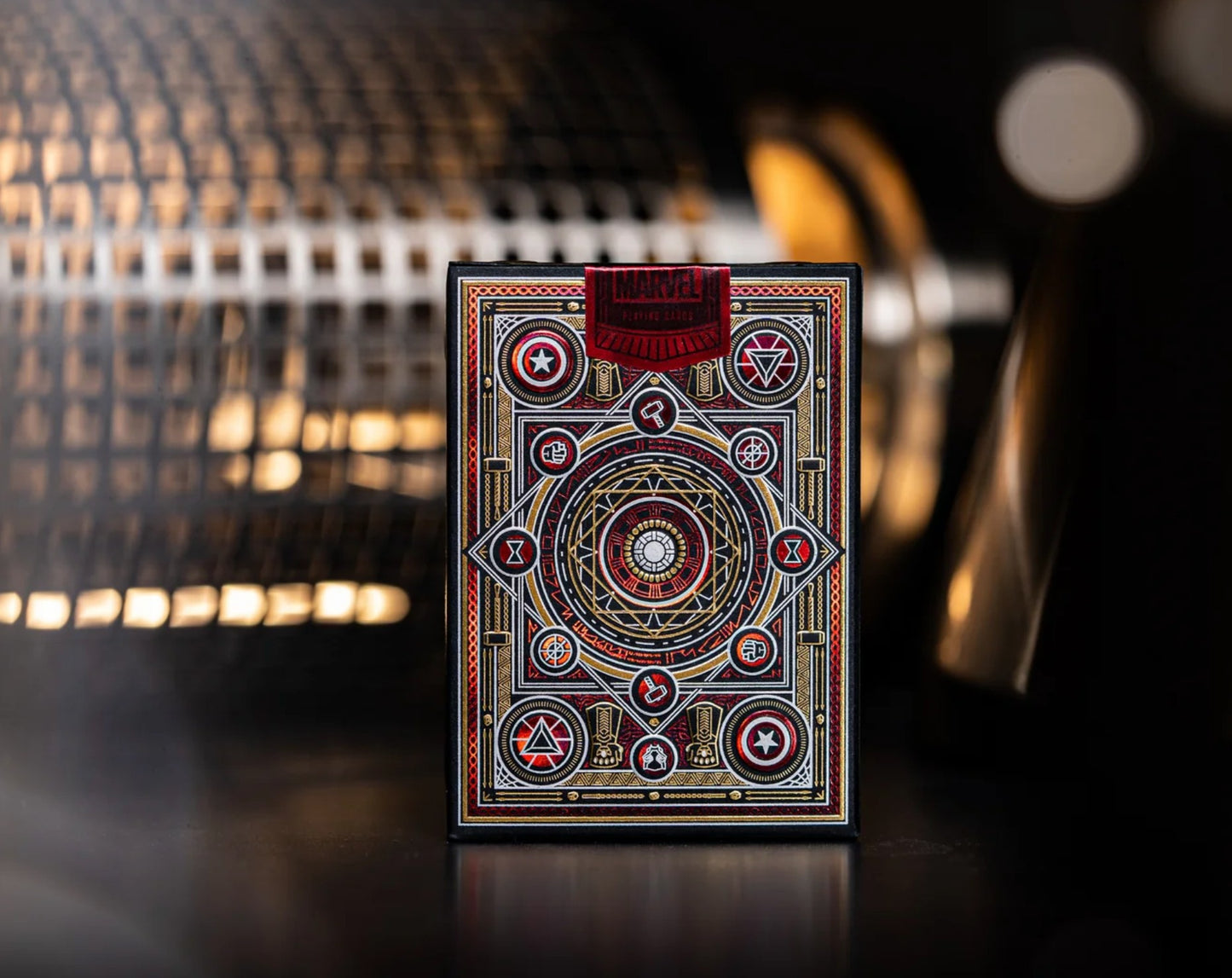 Avengers Playing Cards Red