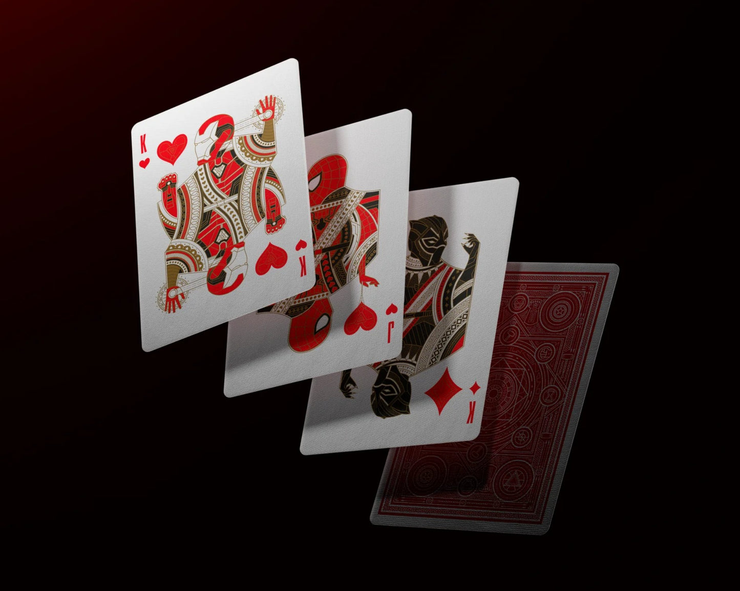Avengers Playing Cards Red
