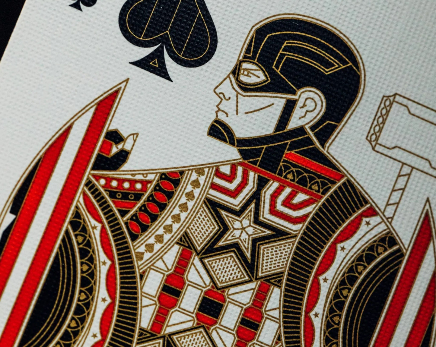 Avengers Playing Cards Red