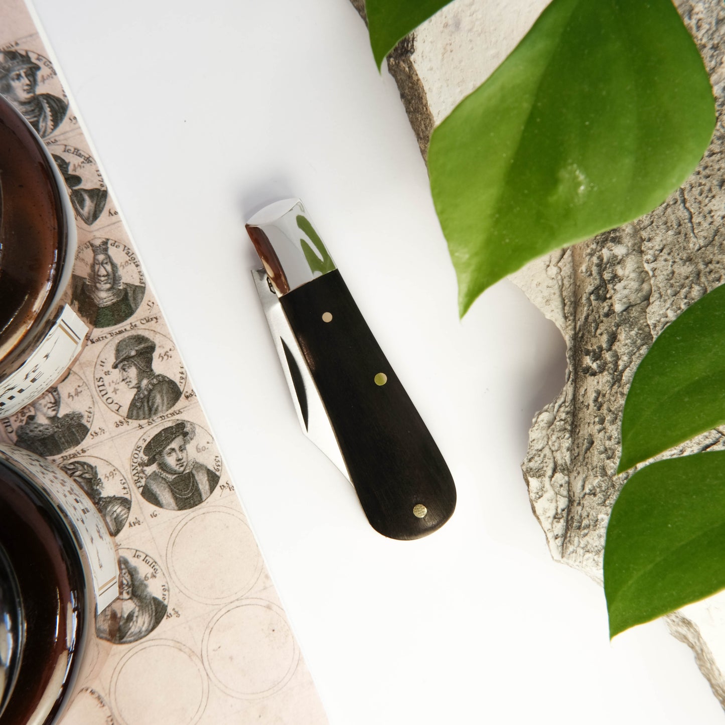Barlow Clip Point Ebony