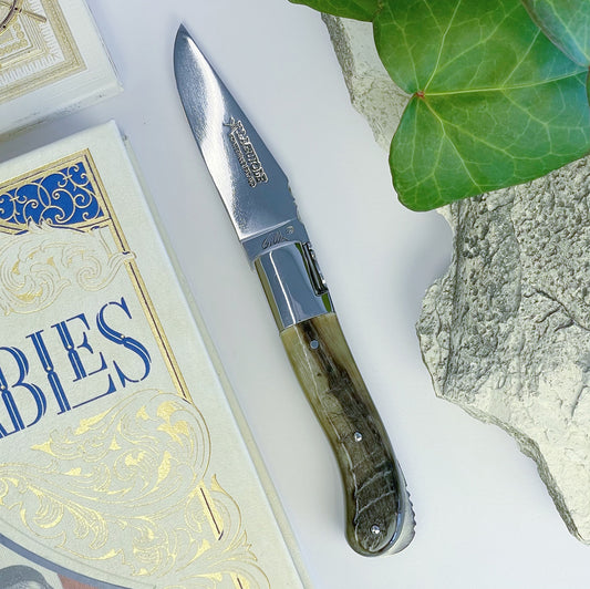 Laguiole Gentleman Dark Ram Horn