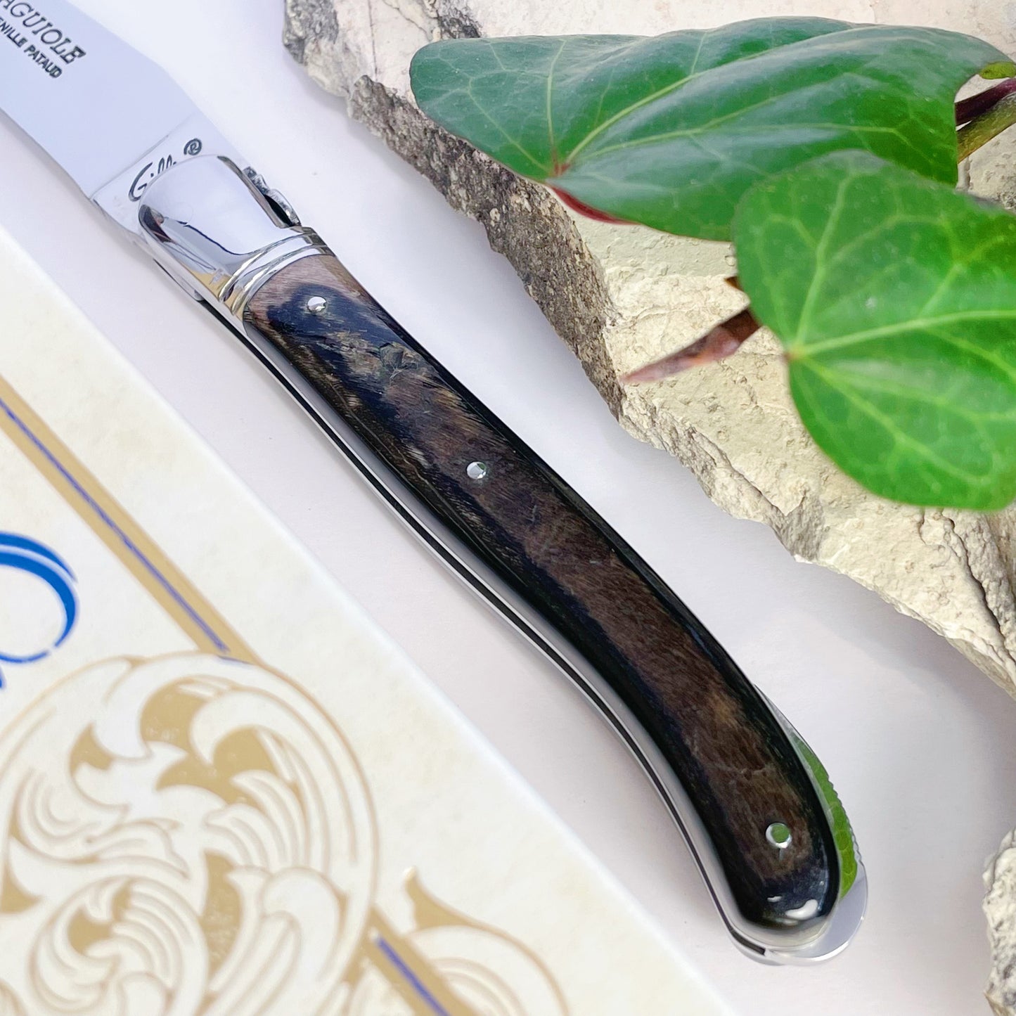 Laguiole Nature Dark Ram Horn