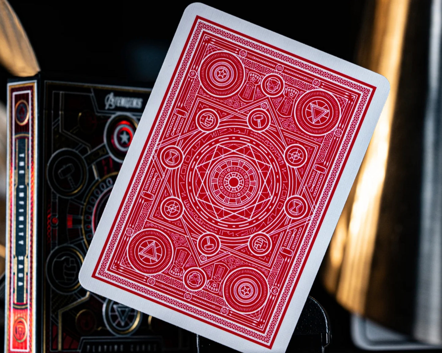 Avengers Playing Cards Red