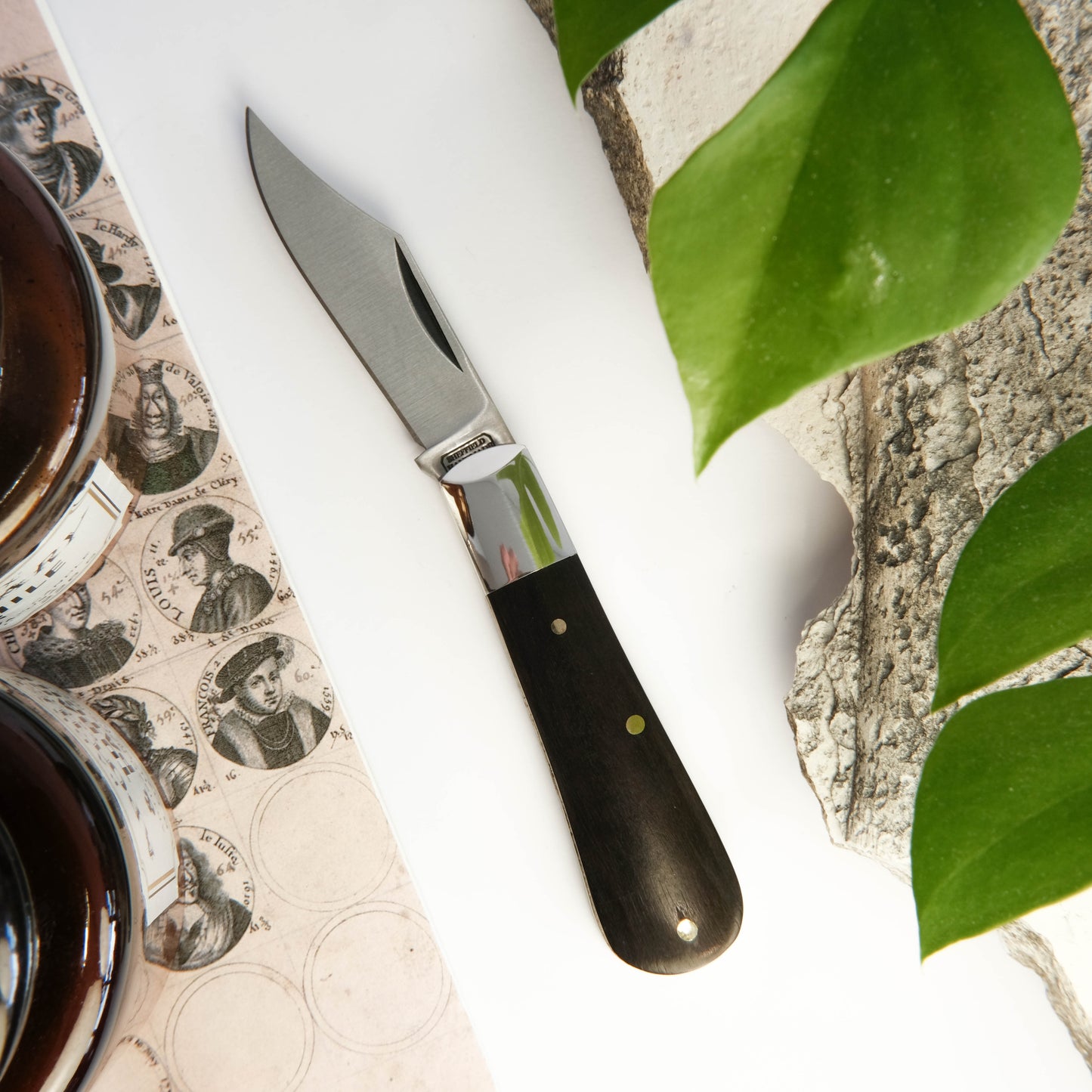 Barlow Clip Point Ebony