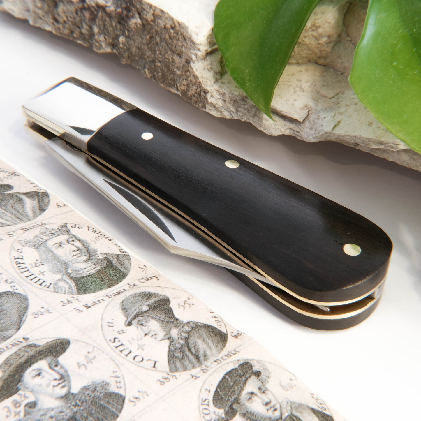 Barlow Clip Point Ebony